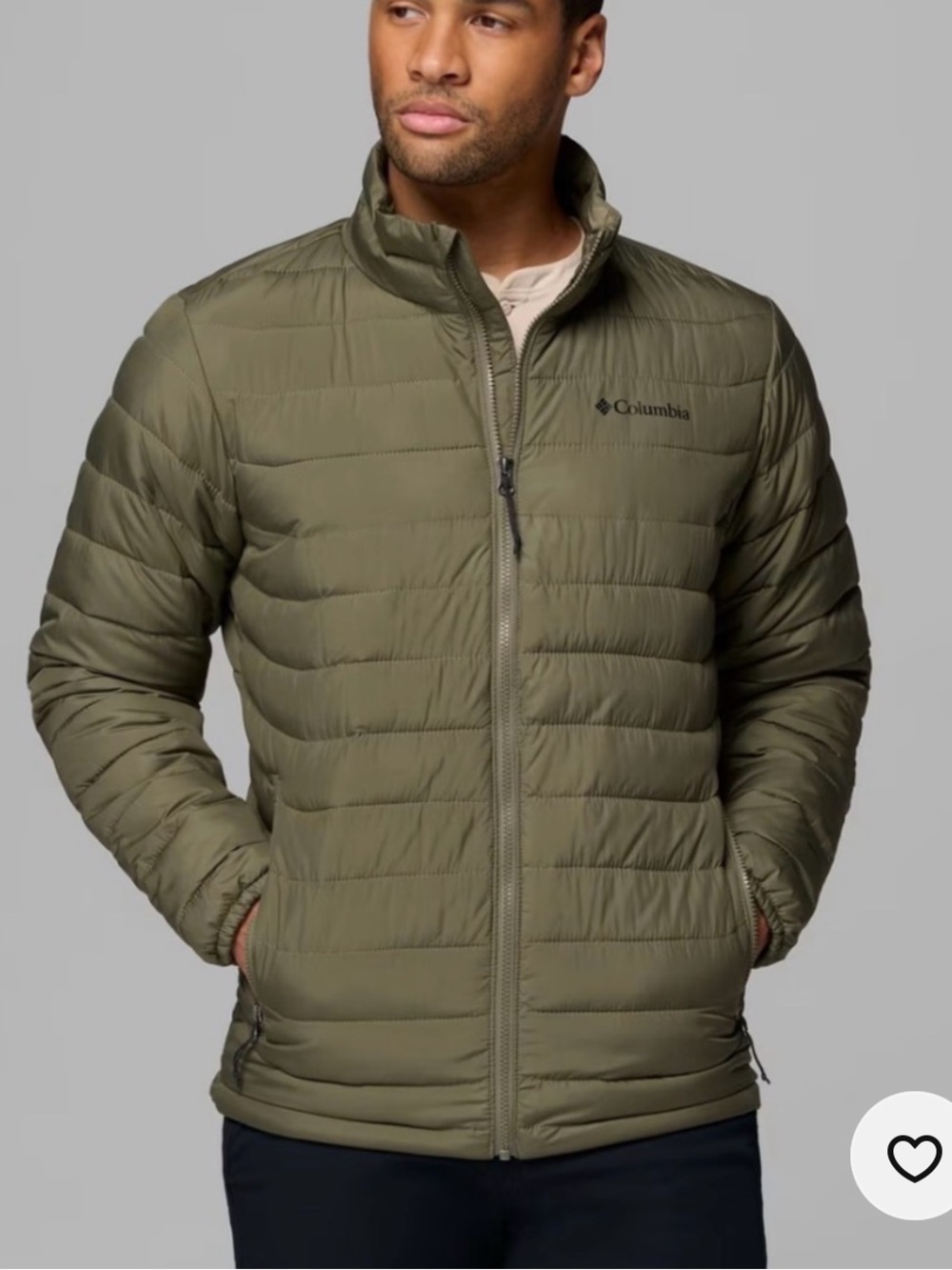 EUC ( like new) Columbia Silver Falls 2 Jacket. Size Large. Color is Olive Green